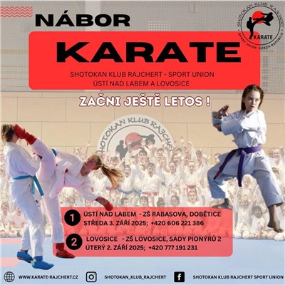 Nábory KARATE