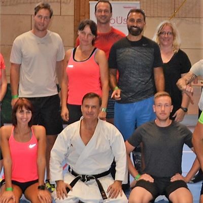 Přednáška karate pro učitele a profesory