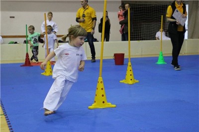 Ukázka karate pro děti mateřských školek, nábor