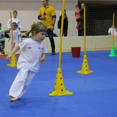 Ukázka karate pro děti mateřských školek, nábor
