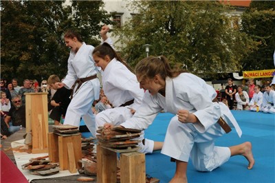Ukázka karate pro veřejnost Lovosice