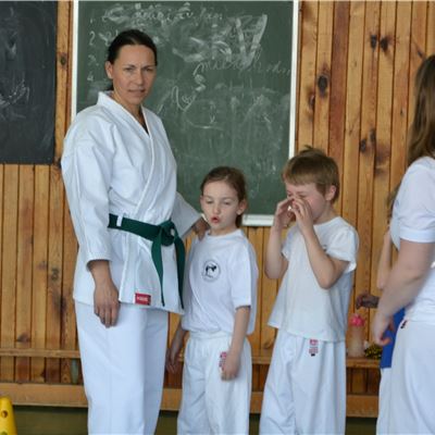 Trénink ústecké přípravky karate do 6 let