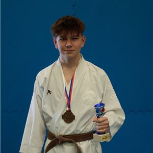 Adam Šmejkal Mistr ČR kumite dorost -63kg