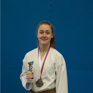 Lenka Kovářová Vícemistr ČR kumite juniorka -53kg