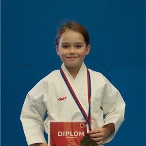 Andrea Obhlídalová Mistr ČR kata Beginner